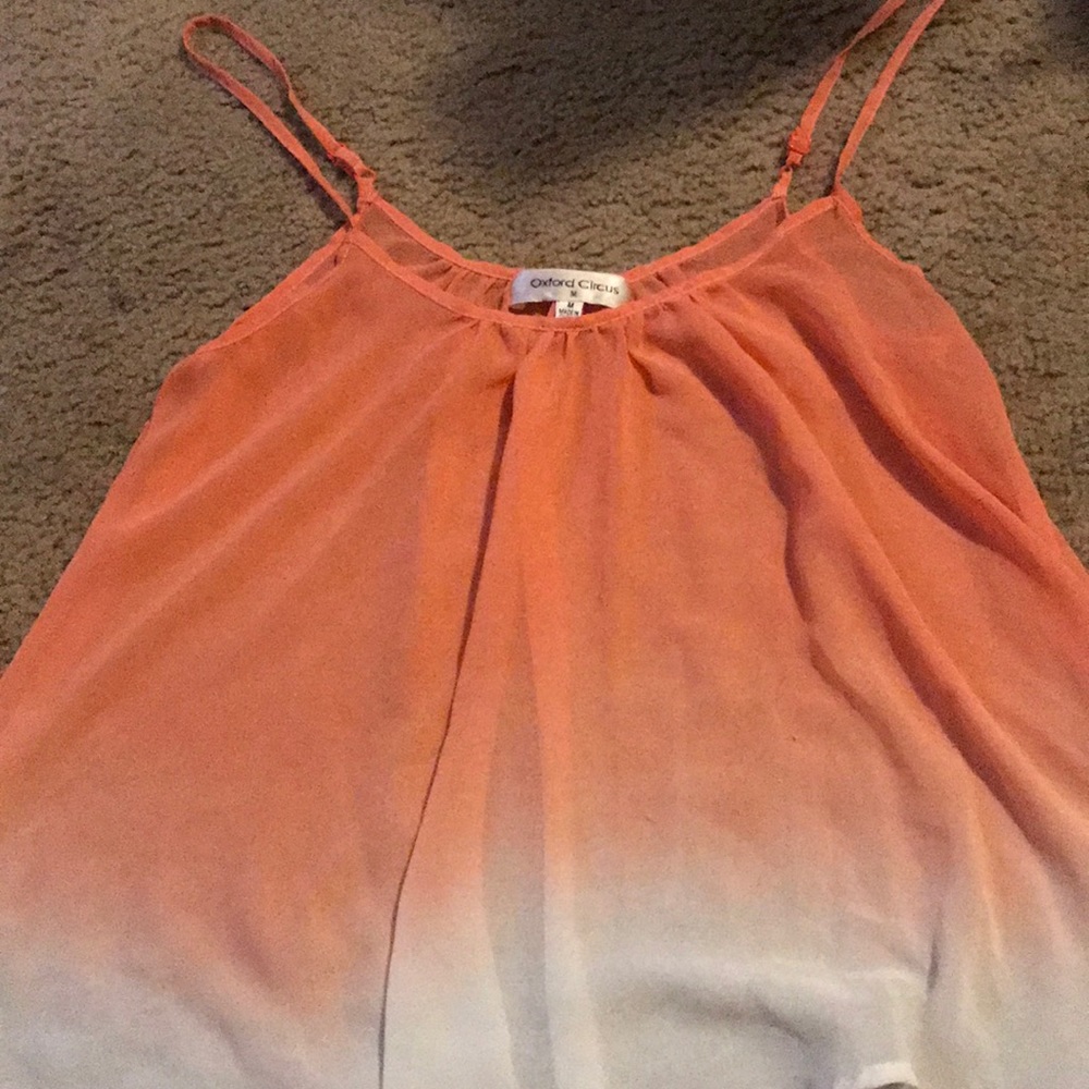 spaghetti strap flowy tank top